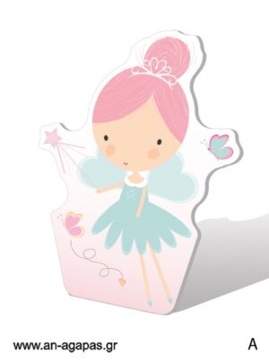Διακόσμηση Pink Fairy Μονόγραμμα